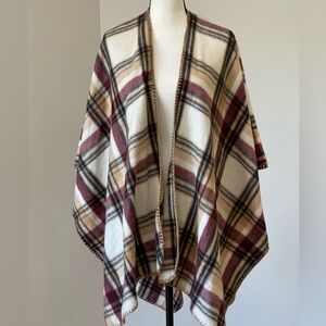 Woolrich cozy blanket wrap one size cape shawl poncho warmth cozy snuggle